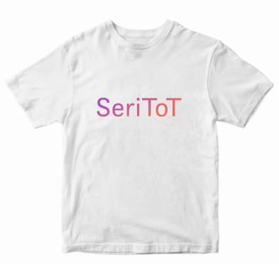 Camiseta Blaca con Logo de Seritot